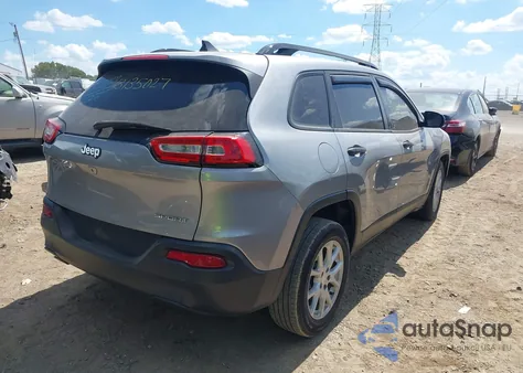 2016 Jeep Cherokee Sport from USA, damaged, VIN 1C4PJLAB0GW287943